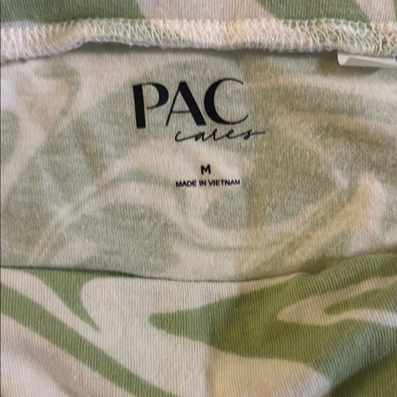 PacSun Green and White Swirl Tube Top - Picture 2 of 3